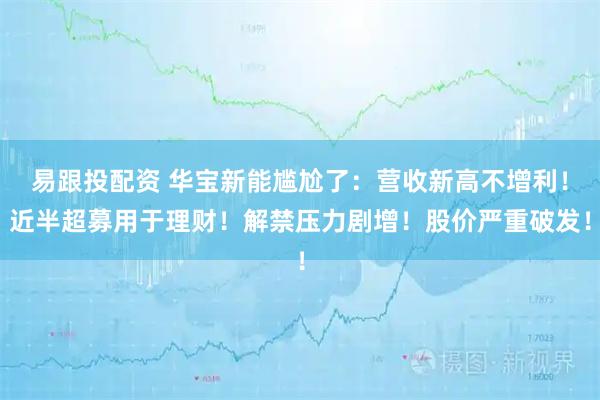 易跟投配资 华宝新能尴尬了：营收新高不增利！近半超募用于理财！解禁压力剧增！股价严重破发！